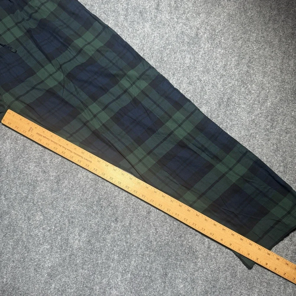 Polo Ralph Lauren Pants Mens 2XL Green Plaid Flannel Pajama Sleepwear Lounge